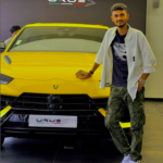 Anurag Dwivedi with his Lamborgini